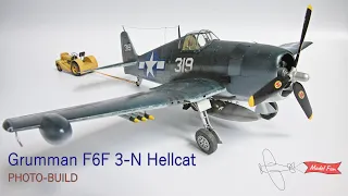 Grumman F6F 3N Hellcat. Review, build and more.1:32 Trumpeter 02258