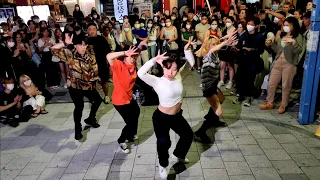 RED CREW. AMAZING ALLURING PERFORMANCE SELECTION. HONGDAE STREET.