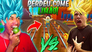 X1 CONTRA PRO PLAYER NO SUBWAY SURFERS, QUEM PERDER CHUPA LIMÃO! (MUITO ENGRAÇADO)