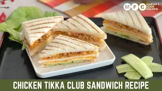 Chicken Tikka  Club Sandwich Recipe |Lunch Box ideas Redchef Cookware UNBOXING Vlog ￼!!✨