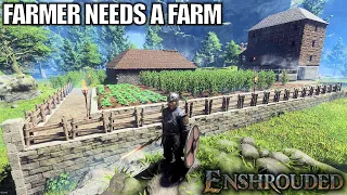 This Game has GREAT Farming | Enshrouded Gameplay | Part 13