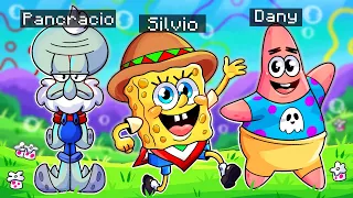 ¡Minecraft PERO es BOB ESPONJA! 😂🧽🌊 SILVIOGAMER MINECRAFT PERO