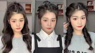 Cute & Easy +Best Hairstyles Tutorial Korean styles for girls