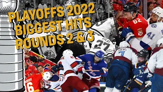 NHL Biggest Hits 2nd and 3rd Round Playoffs