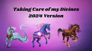 Taking care of My Divines (2024 Version) | Howrse Gameplay