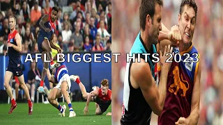 AFL BIGGEST HITS AND TACKLES 2023