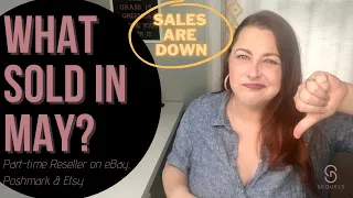 What Sold in May 2021? | Reseller BOLO Brands | Part-time Reseller Poshmark Ebay Etsy & Facebook