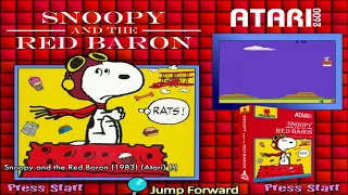 Snoopy And The Red Baron, Road Runner (Atari 2600) Trying It Out Series , With Commentary