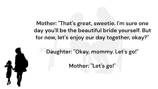 Dialogue between the mother and her daughter - Learn English through the story