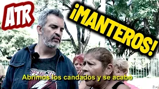 ¡MANTEROS ATR! 🔥 MARTÍN CICCIOLI SE METIÓ EN EL CONFLICTO ENTRE POLICÍAS Y MANTEROS