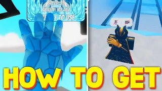 *NEW* HOW TO GET FROSTBITE GLOVE + ICE ESSENCE BADGE SHOWCASE in SLAP BATTLES! ROBLOX