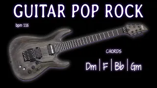 Guitar Pop Rock Backing Track in Dm