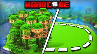 I Transformed a Jungle into a Village in Hardcore Minecraft