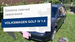 Замена свечей зажигания BRISK 1462 на Volkswagen Golf IV