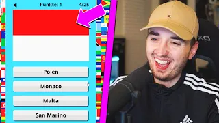 Marcel reagiert auf GEILES FLAGGENQUIZ (ich bin so dumm) 🤣🤣