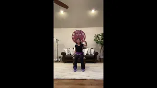 An Indian inspired dance (Chair Zumba Gold)