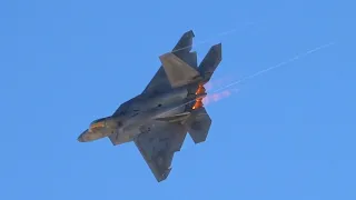 F-22 Raptor Show Opener - Aviation Nation 2019