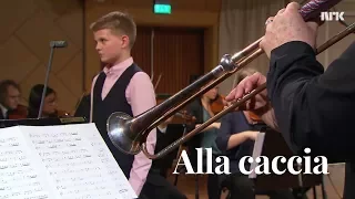 Alla caccia | Aksel Rykkvin (13y boy soprano) | Mark Bennett | KORK