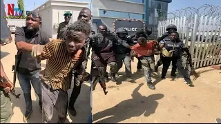 VIDEO: Police, Army Foil Abuja Bank Robbery, one killed, four arrested