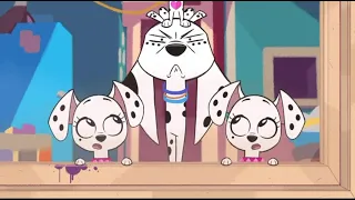 101 Dalmatian Street Dolly Angrily  Sprays A Water Hose At Roxy And Dylan Scene