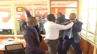 MPs Jaguar, Babu Owino fight in Parliament