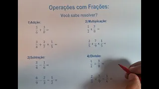 Operações com Frações