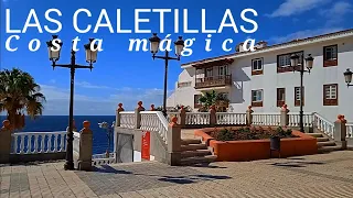 Bordeando la costa de Las Caletillas en la isla de Tenerife - Walking vlog tour