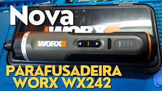 NOVA Parafusadeira WORX WX242 4V - LANÇAMENTO