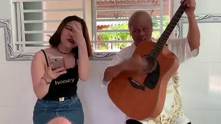 Panalo talaga ang guitar talent ni Lolo 👌🎸🎶🙏🔥💪🇵🇭