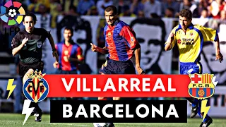Villarreal vs Barcelona 4-4 All Goals & Highlights ( 2001 La Liga )