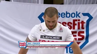 Crossfit games 2018 men event 10 - Mat Fraser, W. Georges, P. Vellner