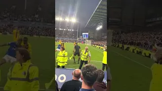 Everton v Crystal Palace full time scenes