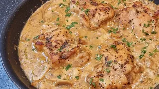 Chicken Fricassee- Quick French Chicken Stew !