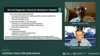 Diagnosis of Early Alzheimer’s Disease vs. Mild Cognitive Impairment