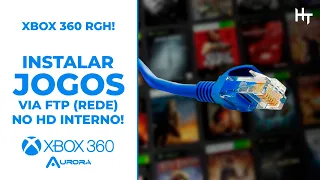 Como Instalar Jogos via FTP (Rede) no HD Interno - Xbox 360 RGH