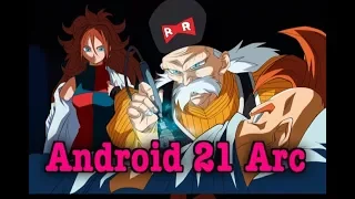 Dragon Ball Fighterz Movie | Android 21 Arc | All Cut Scenes