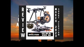 Evolution. R255 SMS-DB+...Sliding mitre saw.. review #evolution #mitre saw