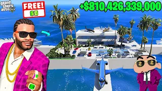 FRANKLIN TOUCH ANYTHING BECOME GOLD ll EVERYTHING IS FREE IN GTA5! Varunthegamer