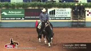 Lil Joe Cash 2012 NRHA Derby First Go ridden by Andrea Fappani and owned by Russell Giles
