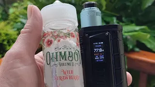 Ohmboy eliquid 😋 WILD STRAWBERRY 70/30 vg pg