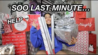 LAST MINUTE GIFT IDEAS & WRAPPING THEM LOL | honeybobabear