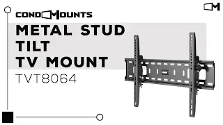 Metal Stud Tilt TV Mount | TVT8064