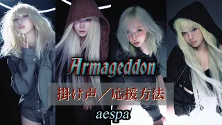 《応援方法》Armageddon／aespa 掛け声動画 'Armageddon' 응원법