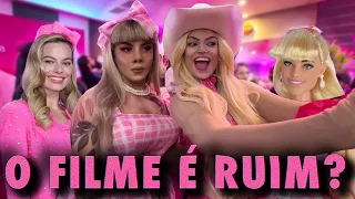 Fui assistir Barbie de BARBIE, e ganhei brindes de graça 💕