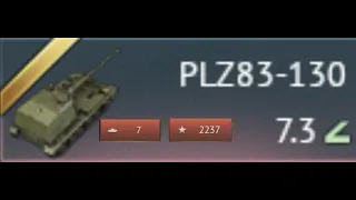 PLZ83-130 - [7-0] - Is-7 unarmored.