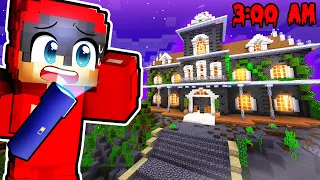 Exploring a HAUNTED Abandoned Mansion in Minecraft!