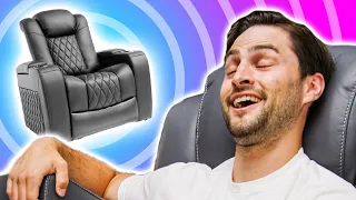 This chair costs MORE than your TV!!! - Valencia Tuscany Theater Chair