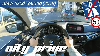 BMW 520d Touring (2019) - City Test Drive POV