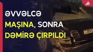 Daha bir “Mercedes” “Prius”la yola getmədi - APA TV