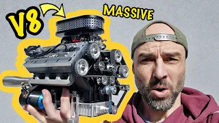 REAL 1/4 SCALE MINI V8 ENGINE!